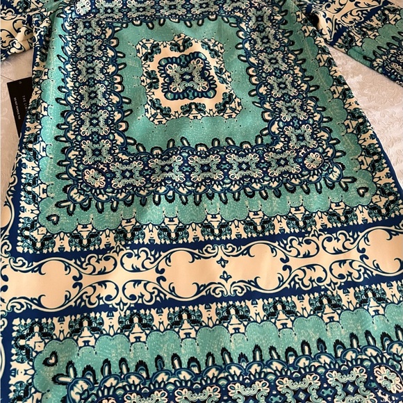 Teal short dress - Picture 6 of 7